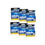 Gillette Tıraş Bıçağı Mach-3 Turbo Başlık 6 Adet 4'lü