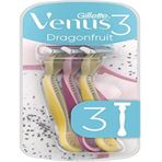 Gillette Venus 3 tek kullanımlık tıraş makinesi, kadın, 3 ejderha meyvesi kokulu tıraş makinesi