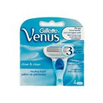 GILLETTE VENUS CLOSE&CLEAN 3 BIÇAKLI 4 ADET YEDEK BAŞLIK