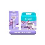 Gillette Venus Comfortglide Breeze Tiras Makinesi + 6 Yedek Tiras Bicagi
