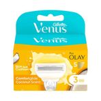 Gillette Venus Comfortglide Olay Kadın Tıraş Makinesi 3'Lü Yedek Başlık