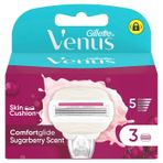 Gillette Venus ComfortGlide Sugarberry Kokulu Miami Kadın Yedek 3'lü