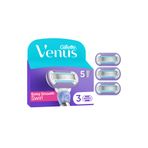 Gillette Venus Extra Smooth Kadın Bıçakları, 3 Yedek Kartuş