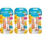Gillette Venus Riviera Kadın Tıraş Bıçağı 6'lı (2x3) Hassas Cilt Dostu Ergonomik Tasarım