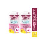 Gillette Venus Simply Venus 3 Kullan At Tıraş Bıçağı 4'lü x 2 Adet
