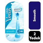 Gillette Venus Smooth Klasik Makine + 2 Yedek Başlık