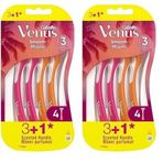 Gillette Venus Smooth Miami Kadın Tıraş Bıçağı 4'lü 2li paket