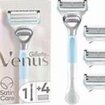 Gillette Venus Venus Satin Care Kadın Tıraş Makinesi, Bölge İçin, 4 Yedek Bıçak
