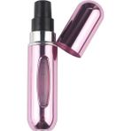 Gilli Store Cep Parfüm Şişesi Atomizer Seyahat Doldurulabilir Parfüm Şişesi Cep Kolonya Şişesi Renkli 5 Ml - Pembe