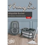 GİLLİ STORE Silikon Katlanır Akordiyon Vileda Paspas Mop Temizlik Seti Vileda Seti 20lt