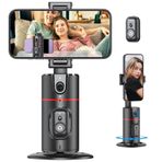 Gimbal Otomatik İzleme Cihazı, 360 Derece Manevralı, Otomatik Takipli Gimbal Kamera, Uzaktan Kumandalı, Telefon Tutucu ve Sabitleyici, Uzaktan Selfie Çekimi, Ev Ofis İş Yeri İçin Gimbal Stabilizer