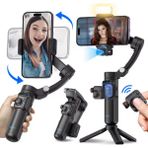 Gimbal Sabitleyici TOKQI LPH113 3 Eksenli Akilli Stabilizatör Siyah