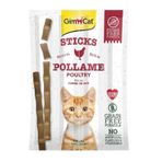 GimCat 20 gr 4 Parça Sticks Tavuklu Ciğerli Taurinli Kedi Ödül Çubuğu
