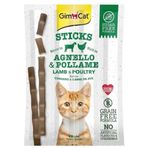 GimCat 20 gr Sticks Kuzu Etli Tavuklu Tahılsız Ödül Çubukları
