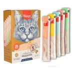 GimCat 25x14 gr Wanpy Karışık Lezzetli Sıvı Kedi Ödülü