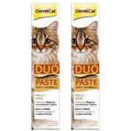 GimCat 2x50 gr Anti Hairball Malt Cheese Duo Paste Peynirli Kedi Macunu