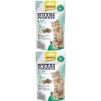 GimCat 2X60 gr Nutripockets Kedi Otlu Multivitamin Kedi Ödül Maması