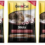 GimCat 4x20 gr 3 Adet Sticks Hindi Etli Tavşan Etli Tahılsız Ödül Çubukları