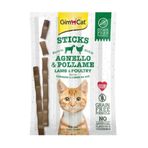 GimCat 4x5 gr Kuzu Et Tavuklu Çubuk Yetişkin Kedi Ödülü