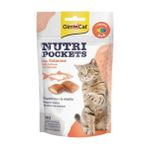 GimCat 60 gr 3-6 Nutri Pockets Somonlu ve Omega Kedi Ödülü