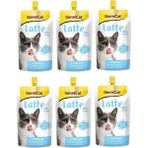 Gimcat 6x200 ml Latte Milk Kalsiyumlu Sıvı Kedi Sütü