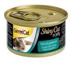 GimCat 70 gr Shinycat Tavuklu Karidesli Kedi Konservesi