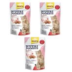 GimCat Biftek Malt 3x60 gr Nutripockets Kedi Ödülü