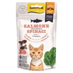 GimCat Crunchy Snacks Somonlu Ispanaklı Tahılsız 50 gr Kedi Ödülü
