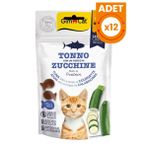 Gimcat Crunchy Snacks Ton Balıklı ve Kabaklı Tahılsız Kedi Ödül Maması - 50 Gr 12 Adet