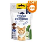 Gimcat Crunchy Snacks Ton Balıklı ve Kabaklı Tahılsız Kedi Ödül Maması - 50 Gr 24 Adet