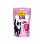 GimCat Duo Soft Snacks Beef with Cheese 50 gr Kedi Ödülü