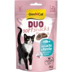 Gimcat Duo Soft Snacks Salmon & Trout 50 gr | Kediler Için Tamamlayıcı Mama | Yumuşak Balıklı Ödül