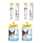 GimCat Malt Soft 2x20 gr +GimCat 2x200 ml Milk Latte Kedi Sütü