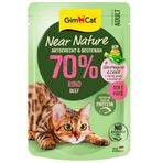 GimCat Near Nature Pouch Sığır Etli 85 gr Kedi Yaş Maması