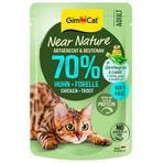 GimCat Near Nature Pouch Tavuk Etli ve Alabalıklı 85 gr Kedi Yaş Maması
