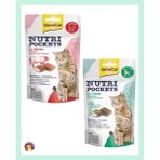 Gimcat Nutri Pockets Kedi Ödül Maması 2’li Paket 60 gr + 60 gr (Sığır Etli & Catnip)