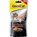 GimCat Nutri Pockets Somon Omega 60 gr Kedi Ödül Tableti