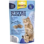 GimCat Nutri Pockets Somonlu Omega 3-6 Balıklı 60 gr Kedi Ödülü
