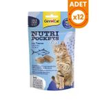 Gimcat Nutri Pockets Tuna Balıklı Kedi Ödül Maması - 60 Gr 12 Adet