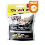 Gimcat Nutripockets Junior Mix Yavru Kedi Ödül Maması - 60 Gr 6 Adet
