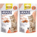 GimCat Nutripockets Kedi Ödülü Somon Omega 3&6 60 gr 2li paket