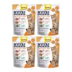 Gimcat Nutripockets Malt ve Multivitamin Kedi Ödül Maması 150gr - 4 Adet