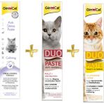 Gimcat Relax Paste 50 gr + Gimcat Duo Paste Tavuklu Malt Kedi Macunu 50 gr + Gimcat Multi-Vitamin Duo Paste Peynirli 50 gr ARDA021