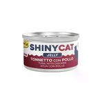 GimCat Shinycat 70 gr Jöle İçinde Ton Balıklı ve Tavuklu Kedi Konservesi