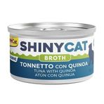 GimCat Shinycat Broth 70 gr Sos İçinde Ton Balıklı ve Kinoalı Kedi Konservesi