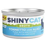 GimCat Shinycat Broth Ançuezli Ton Balığı 70 gr Kedi Konservesi