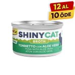 Gimcat Shinycat Broth Sos İçinde Aloe Veralı ve Ton Balıklı Yetişkin Konserve Kedi Maması - 70 Gr 1 Adet