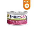 Gimcat Shinycat Broth Sos İçinde Barbun ve Ton Balıklı Konserve Kedi Maması - 70 Gr 6 Adet