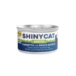 Gimcat Shinycat Broth Sos İçinde Beyaz ve Ton Balıklı Konserve Kedi Maması - 70 Gr 1 Adet