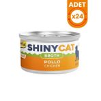 Gimcat Shinycat Broth Sos İçinde Tavuklu Konserve Kedi Maması - 70 Gr 24 Adet